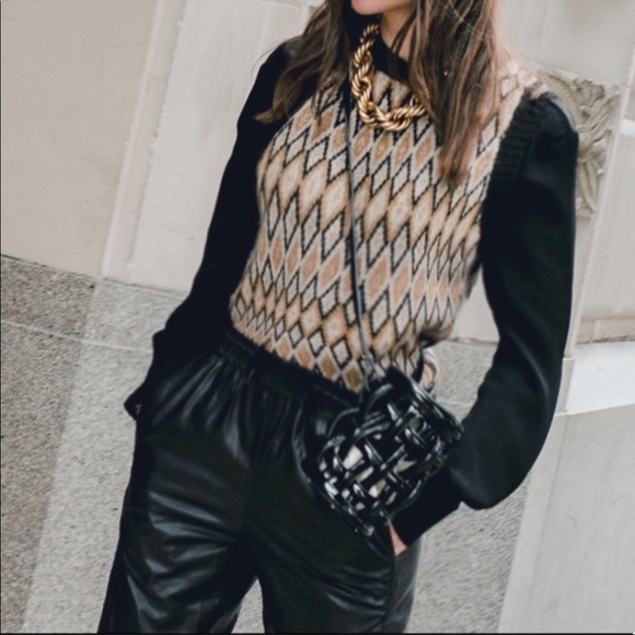 Munthe argyle metallic knitted vest - Picture 7 of 7